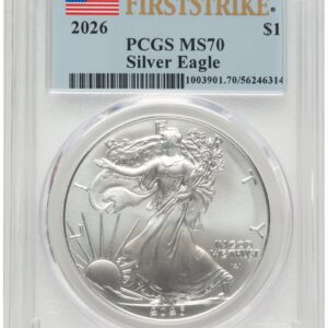2026 Modern Bullion Coins (2026 Silver Eagle FS Flag)