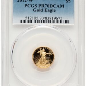 2012-W Modern Bullion Coins (2012-W Proof Gold Eagle 1/10 oz Blue Gradient)