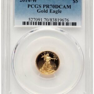 2014-W Modern Bullion Coins (2014-W Proof Gold Eagle 1/10 oz Blue Gradient)