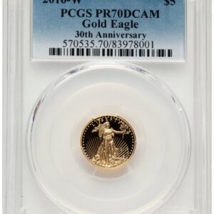 2016-W Modern Bullion Coins (2016-W Proof Gold Eagle 1/10 oz Blue Gradient)