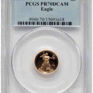 1999-W Modern Bullion Coins (1999-W Proof Gold Eagle 1/10 oz Blue Label)