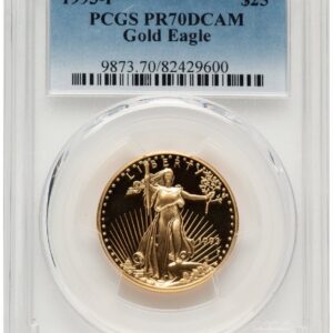 1993-P Modern Bullion Coins (1993-P Proof Gold Eagle 1/2 oz Blue Gradient)
