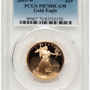 2003-W Modern Bullion Coins (2003-W Proof Gold Eagle 1/2 oz Blue Gradient)