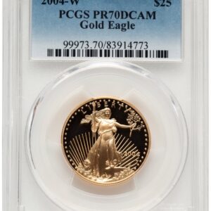 2004-W Modern Bullion Coins (2004-W Proof Gold Eagle 1/2 oz Blue Gradient)