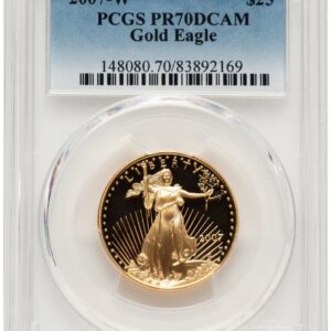 2007-W Modern Bullion Coins (2007-W Proof Gold Eagle 1/2 oz Blue Gradient)