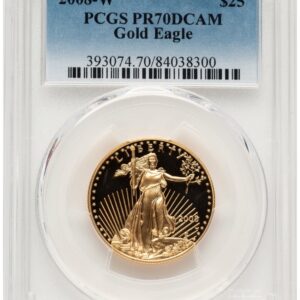 2008-W Modern Bullion Coins (2008-W Proof Gold Eagle 1/2 oz Blue Gradient)