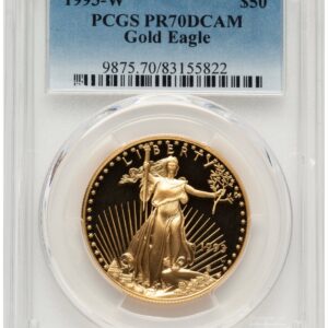 1993-W Modern Bullion Coins (1993-W Proof Gold Eagle 1 oz Blue Gradient)