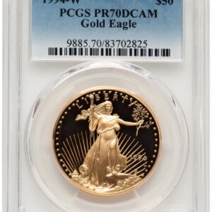 1994-W Modern Bullion Coins (1994-W Proof Gold Eagle 1 oz Blue Gradient)