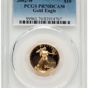 2002-W Modern Bullion Coins (2002-W Proof Gold Eagle 1/4 oz Blue Gradient)