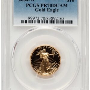 2004-W Modern Bullion Coins (2004-W Proof Gold Eagle 1/4 oz Blue Gradient)