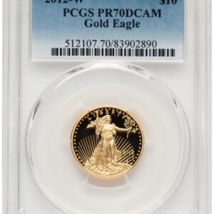 2012-W Modern Bullion Coins (2012-W Proof Gold Eagle 1/4 oz Blue Gradient)