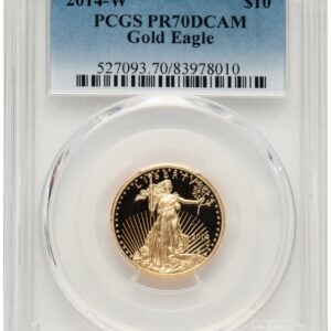 2014-W Modern Bullion Coins (2014-W Proof Gold Eagle 1/4 oz Blue Gradient)