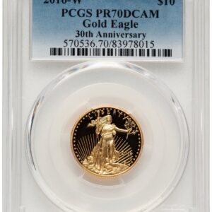 2016-W Modern Bullion Coins (2016-W Proof Gold Eagle 1/4 oz Blue Gradient)