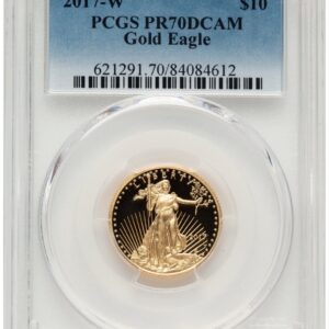 2017-W Modern Bullion Coins (2017-W Proof Gold Eagle 1/4 oz Blue Gradient)
