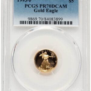 1993-P Modern Bullion Coins (1993-P Proof Gold Eagle 1/10 oz Blue Gradient)