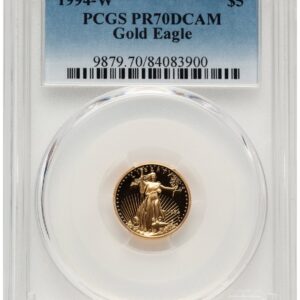 1994-W Modern Bullion Coins (1994-W Proof Gold Eagle 1/10 oz Blue Gradient)