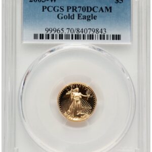 2003-W Modern Bullion Coins (2003-W Proof Gold Eagle 1/10 oz Blue Gradient)