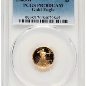 2006-W Modern Bullion Coins (2006-W Proof Gold Eagle 1/10 oz Blue Gradient)