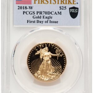 2018-W Modern Bullion Coins (2018-W Proof Gold Eagle 1/2 oz FDI FS Flag)