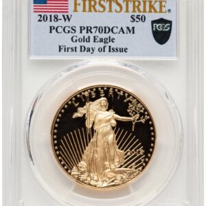 2018-W Modern Bullion Coins (2018-W Proof Gold Eagle 1 oz FDI FS Flag)
