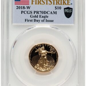 2018-W Modern Bullion Coins (2018-W Proof Gold Eagle 1/4 oz FDI FS Flag)