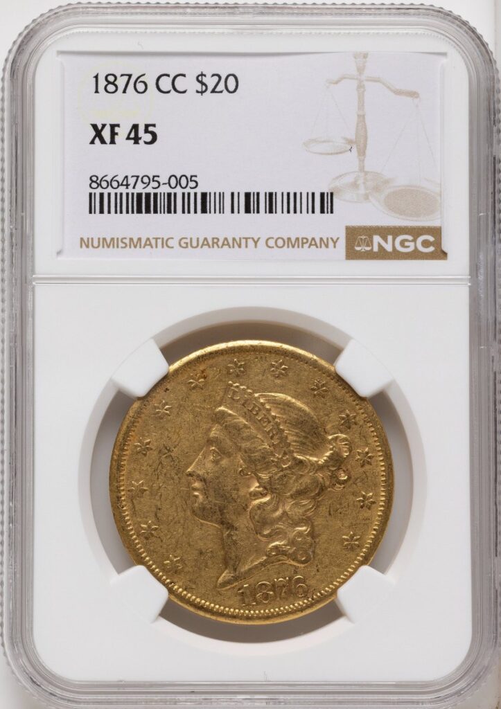1876-CC Liberty Double Eagles (1876-CC $20)
