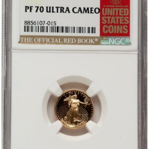 2001-W Modern Bullion Coins (2001-W Proof Gold Eagle 1/10 oz Red Book)