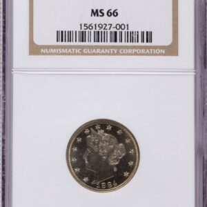 1884 Liberty Nickels (1884 5C)