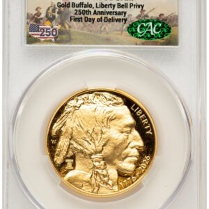 2026-W Modern Bullion Coins (2026-W Proof Gold Buffalo 1 oz First Day of Delivery America 250)
