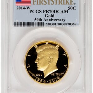 2014-W Modern Bullion Coins (2014-W 50C Gold JFK 50th Anniversary FS Flag)