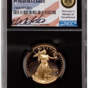 1994-W Modern Bullion Coins (1994-W Proof Gold Eagle 1/2 oz Miles Standish Blk Core)