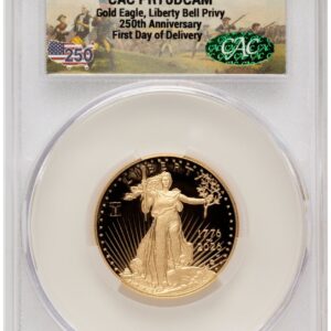 2026-W Modern Bullion Coins (2026-W Proof Gold Eagle 1/2 oz First Day of Delivery America 250)