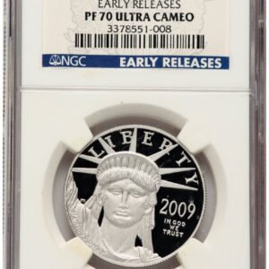 2009-W Modern Bullion Coins (2009-W Proof Platinum Eagle 1 oz ER Blue)