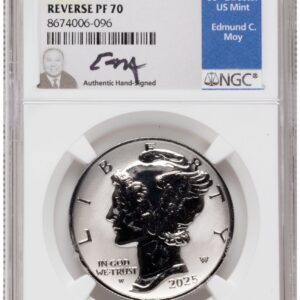 2025-W Modern Bullion Coins (2025-W Palladium Eagle 1 oz, REV PR Ed Moy)