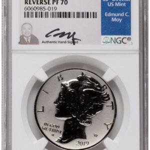 2019-W Modern Bullion Coins (2019-W Palladium Eagle 1 oz, REV PR Ed Moy)
