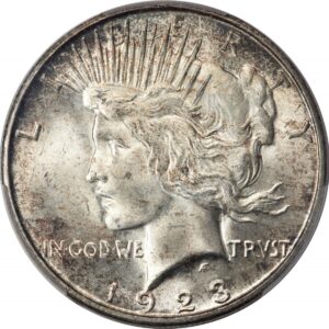 1923-D Peace Dollars (1923-D S$1 PCGS Secure)