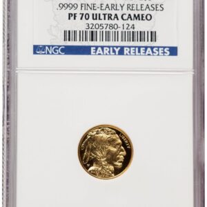 2008-W Modern Bullion Coins (2008-W Proof Gold Buffalo 1/10 oz ER Blue)