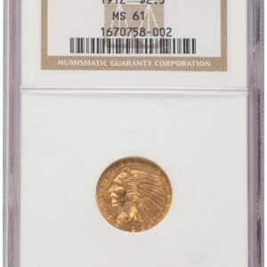 1912 Indian Quarter Eagles (1912 $2 1/2)