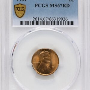 1931 Lincoln Cents (1931 1C, RD PCGS Secure)