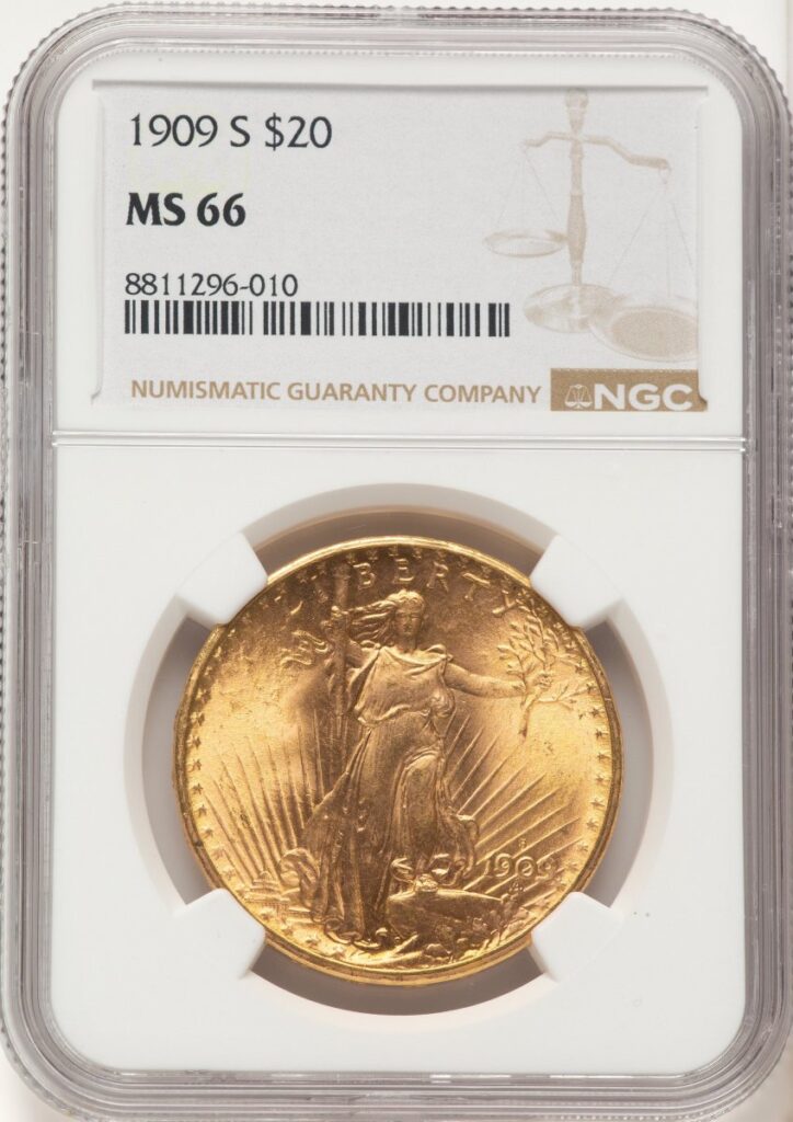 1909-S Saint-Gaudens Double Eagles (1909-S $20)