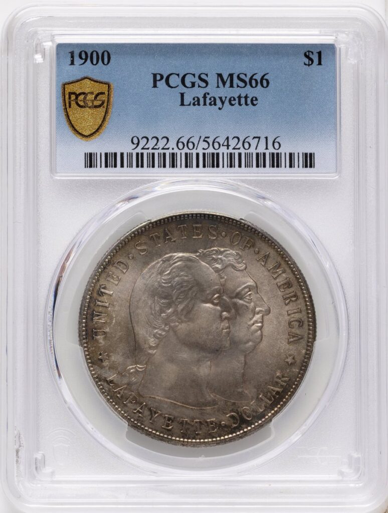 1900 Commemorative Silver (1900 Lafayette Dollar, MS PCGS Secure)