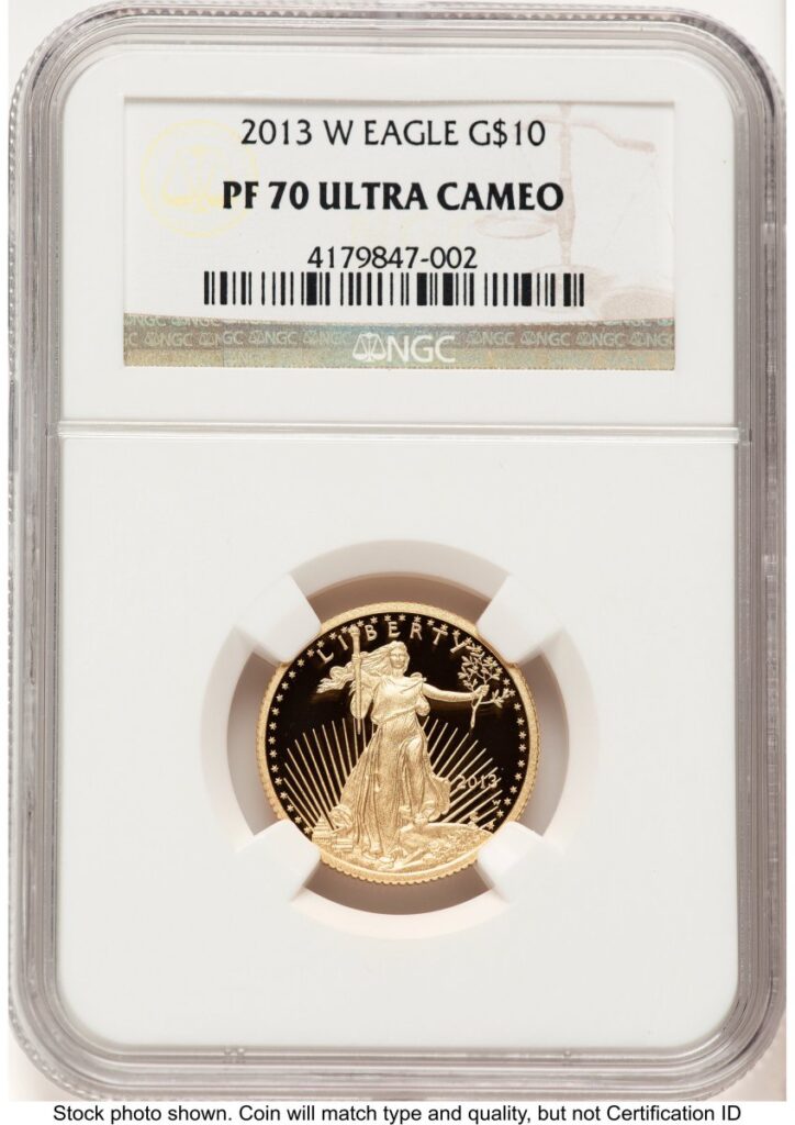 2013-W Modern Bullion Coins (2013-W Proof Gold Eagle 1/4 oz Brown Label)