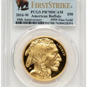 2016-W Modern Bullion Coins (2016-W Proof Gold Buffalo 1 oz FS Bison Label)