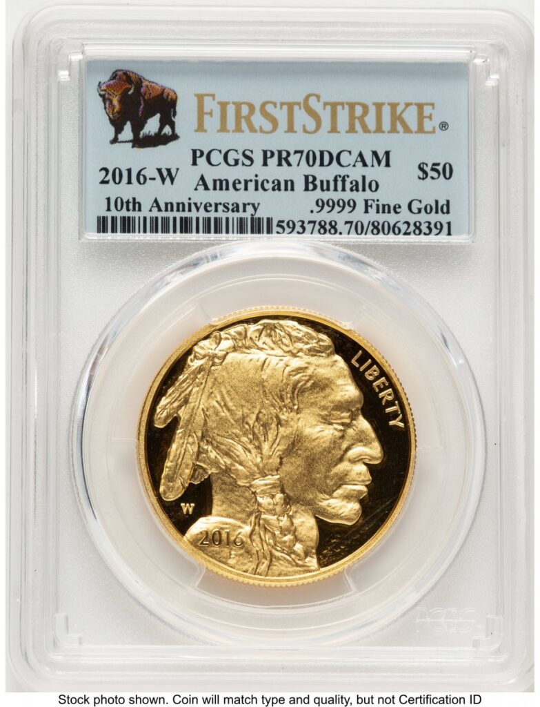 2016-W Modern Bullion Coins (2016-W Proof Gold Buffalo 1 oz FS Bison Label)