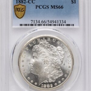1882-CC Morgan Dollars (1882-CC S$1 PCGS Secure)
