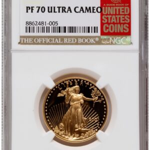 2001-W Modern Bullion Coins (2001-W Proof Gold Eagle 1/2 oz Red Book)