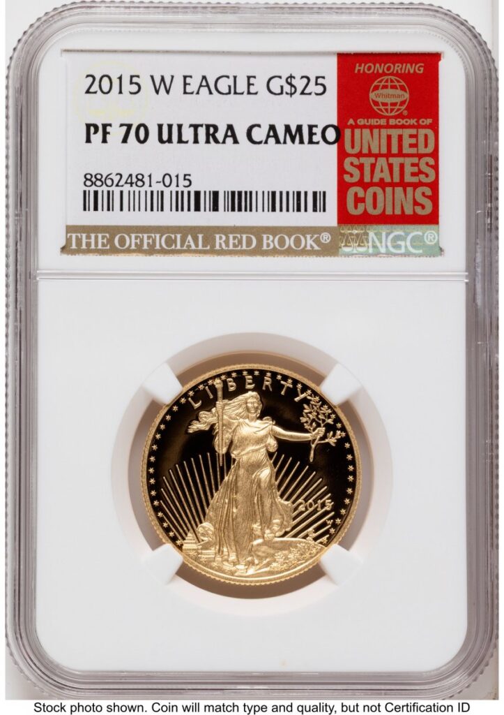 2015-W Modern Bullion Coins (2015-W Proof Gold Eagle 1/2 oz Red Book)