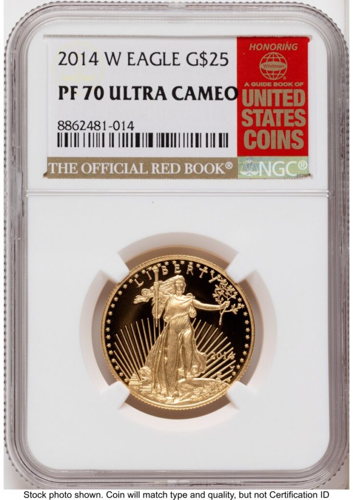 2014-W Modern Bullion Coins (2014-W Proof Gold Eagle 1/2 oz Red Book)