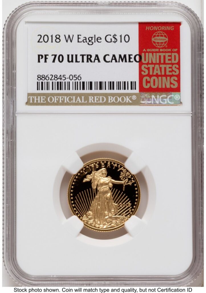 2018-W Modern Bullion Coins (2018-W Proof Gold Eagle 1/4 oz Red Book)