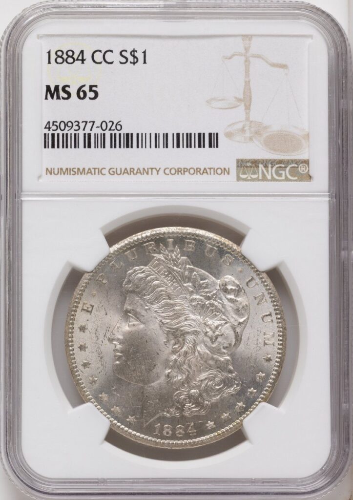 1884-CC Morgan Dollars (1884-CC S$1)